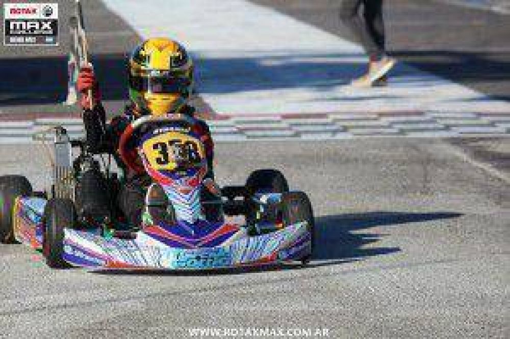 Karting: Emiliano Stang gan en la Copa Rotax