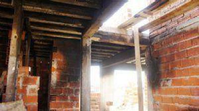 Incendian a una vivienda del PROCREAR que est� en construcci�n