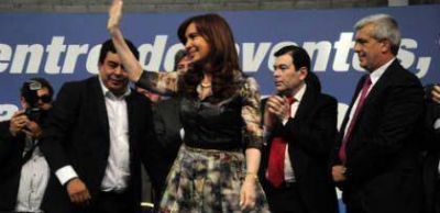 El senador Zamora, estuvo junto a la presidenta en el acto realizado en La Matanza