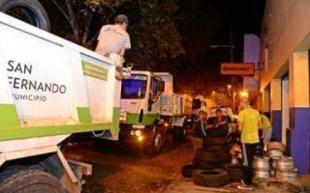 San Fernando: Desbarataron una banda de roba ruedas