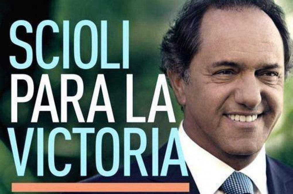 Scioli difunde un nuevo afiche de la candidatura presidencial