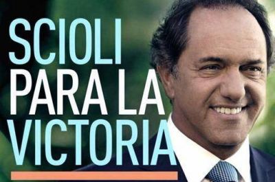 Scioli difunde un nuevo afiche de la candidatura presidencial