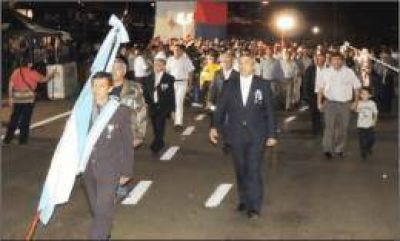 Emotiva recordaci�n de la gesta de Malvinas