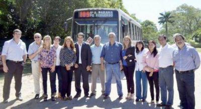 Ampliaron el servicio de transporte a Santa Ana
