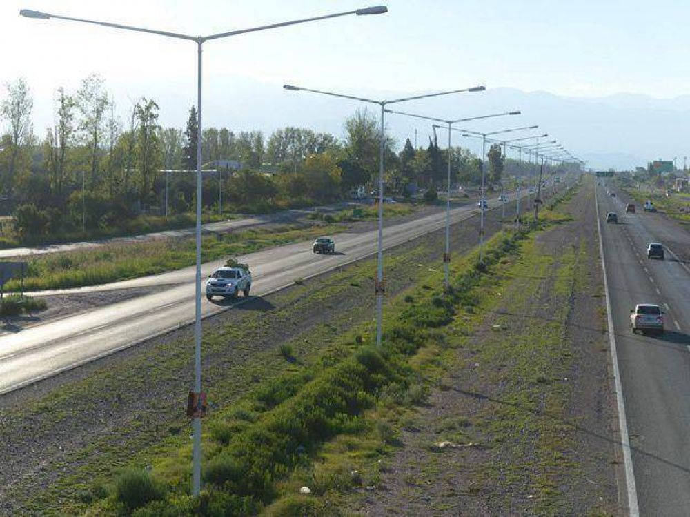 Seguir� a oscuras el tramo entre el r�o Mendoza y Rodr�guez Pe�a