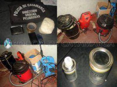 Secuestran gran cantidad de droga, en un allanamiento