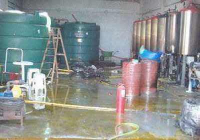Un incendio en una fabrica de biodiesel puso en peligro a vecinos de Morse