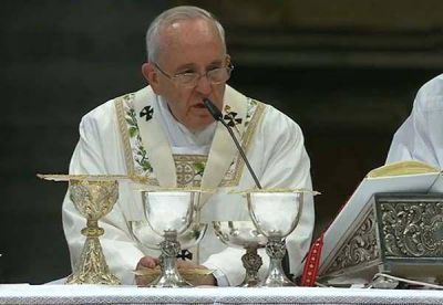 �Aprendamos a descansar�, el Papa en la Misa Crismal