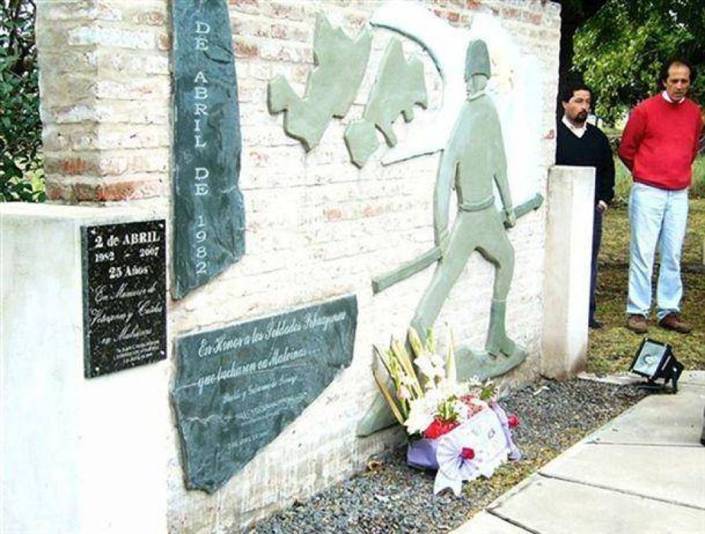 Acto por el D�a del veterano y de los ca�dos en la guerra de Malvinas