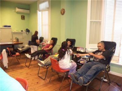 Bol�var se sum� a la donaci�n de sangre para el Garrahan