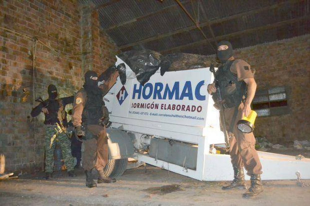 Recuperaron una m�quina hormigonera de $ 500 mil a la espera de ser vendida