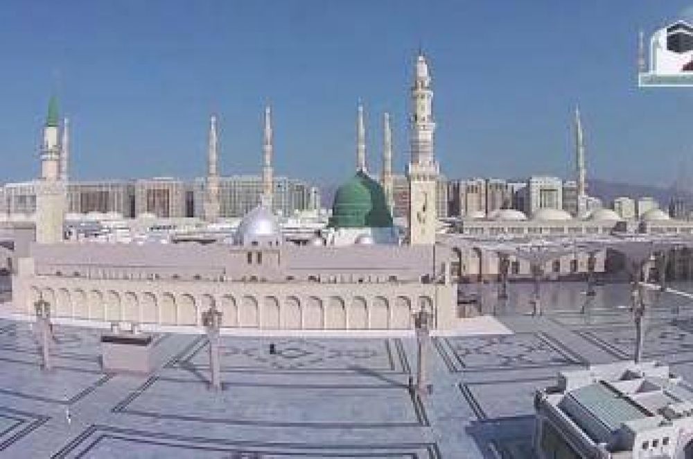 La mezquita del Profeta filmada desde un drone