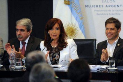 Cristina Kirchner encabezar� un acto este martes en Casa de Gobierno