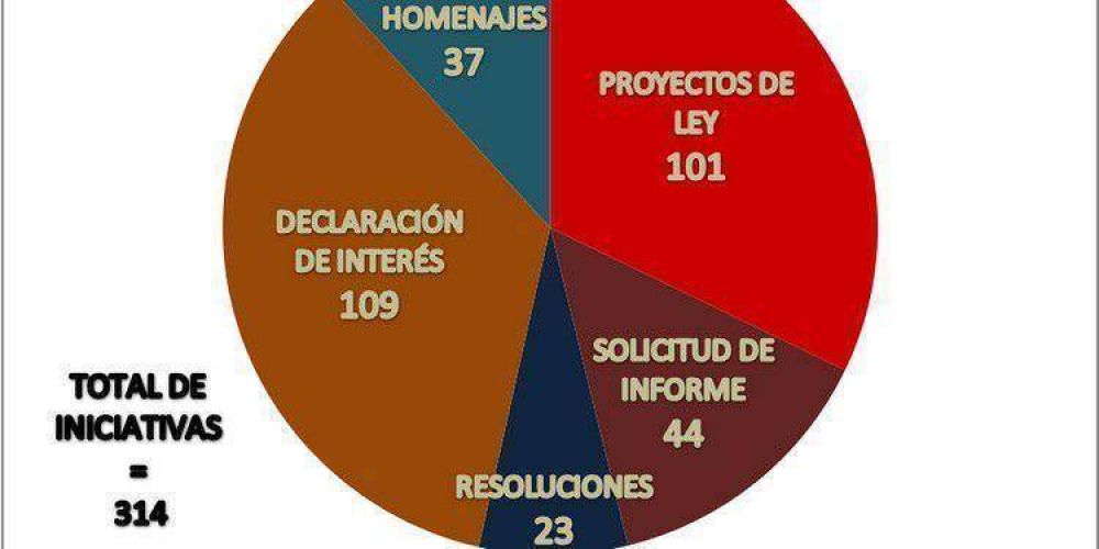  Diputados: solo el 32% de los proyectos presentados en 2014 fueron de ley