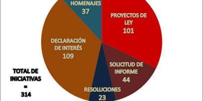 Diputados: solo el 32% de los proyectos presentados en 2014 fueron de ley
