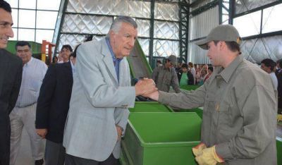 Se inaugur� la planta de tratamiento de residuos de San Mart�n y Angaco