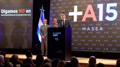 Sergio Massa lanz� una campa�a para juntar firmas contra la candidatura de Carl�s a la Corte