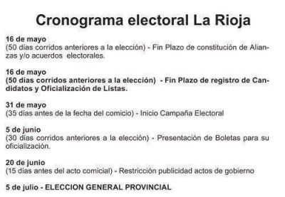 El 16 de mayo se conocer�n todos los candidatos