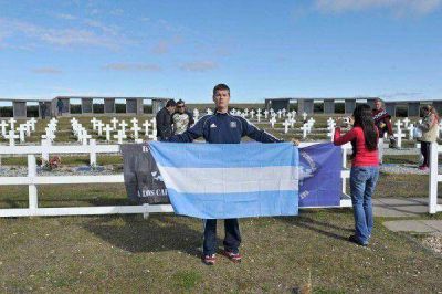 �Ha sido un sue�o cumplido correr en Malvinas�
