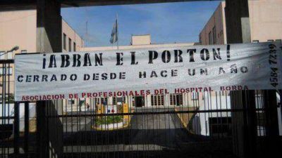Hospital Borda: Un port�n in�til que cost� 11 millones