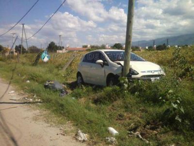 En el Sur de la Capital una mujer result� lesionada en un siniestro vial