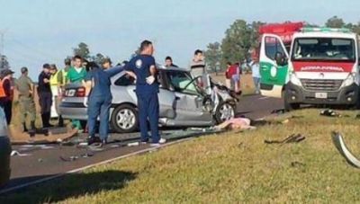 Cinco muertos en un siniestro vial en el l�mite entre Corrientes y Misiones