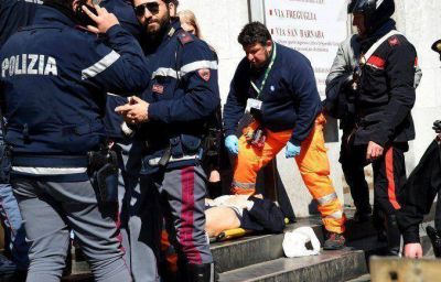 Tiroteo en el Palacio de Justicia de Mil�n: tres muertos y dos heridos