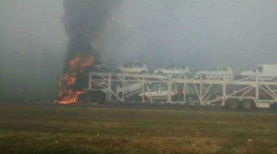 Tragedia en la autopista Buenos Aires-Rosario: dos muertos por un choque m�ltiple