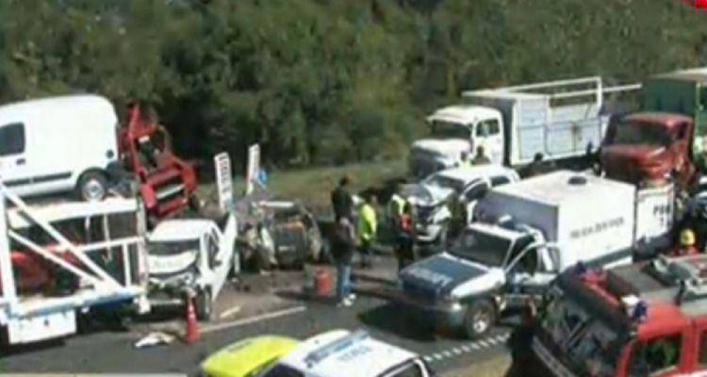 Identificaron a las v�ctimas del choque m�ltiple en Ruta 9