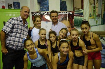 Pulti distingui� a la gimnasta marplatense Ayel�n Tarabini
