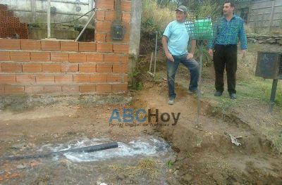 Reclamos por la rotura de un ca�o de agua
