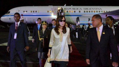 Cristina Kirchner lleg� a Panam� para participar de la Cumbre de las Am�ricas