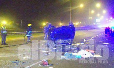 Accidente en cadena con heridos en la autopista