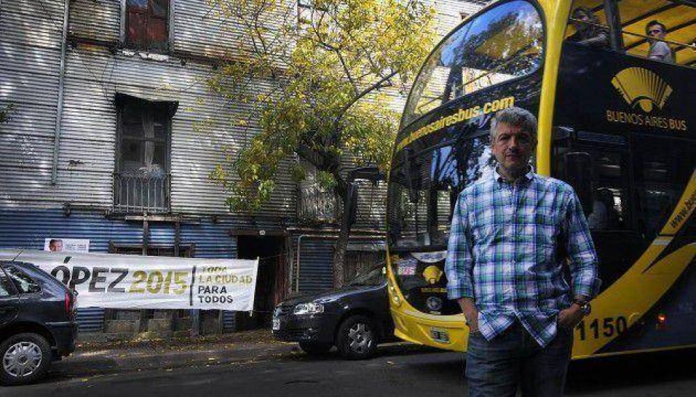 L�pez, en La Boca: �Queremos recuperar los conventillos�