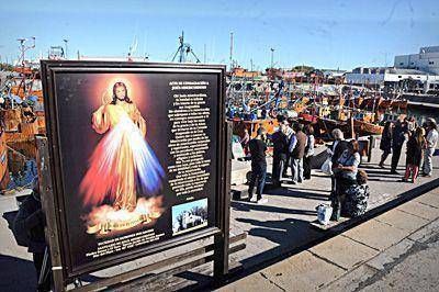 Inauguraron una imagen de Jes�s Misericordioso