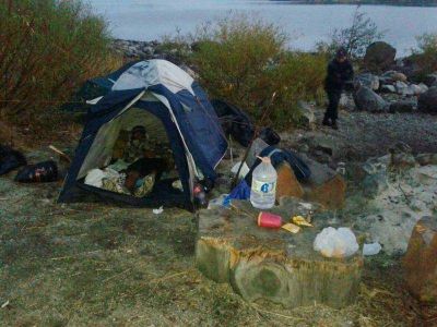 Detienen a sujetos que robaron en una vivienda de los kil�metros