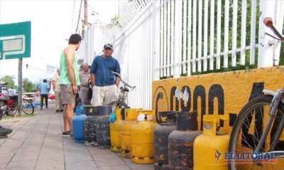 Por sobreprecios de garrafas, hubo m�s de 400 denuncias de usuarios del NEA