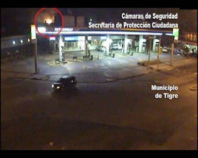 Por las c�maras del COT detectan y apagan incendio en El Talar
