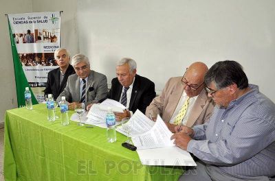 Ciencias de la Salud firm� un convenio con la Cooperativa Obrera