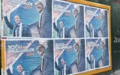 Elecciones 2015: Insaurralde liga su campa�a a la de Scioli con afiches