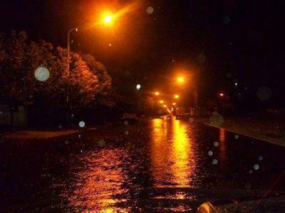 La lluvia de este lunes por la tarde ocasion� problemas en General Villegas