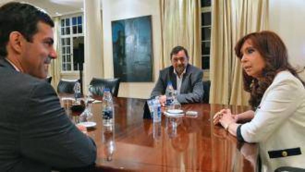 CFK se reuni� con la f�rmula Urtubey - Isa