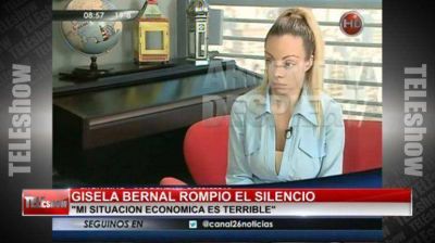 Gisela Bernal se quebr�: 