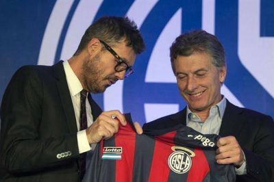 Mauricio Macri apoy� a Tinelli como presidente de AFA: 