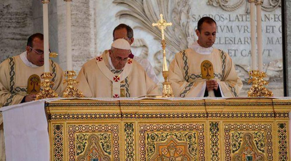 Estas son las celebraciones que el Papa Francisco presidirá hasta junio de 2015