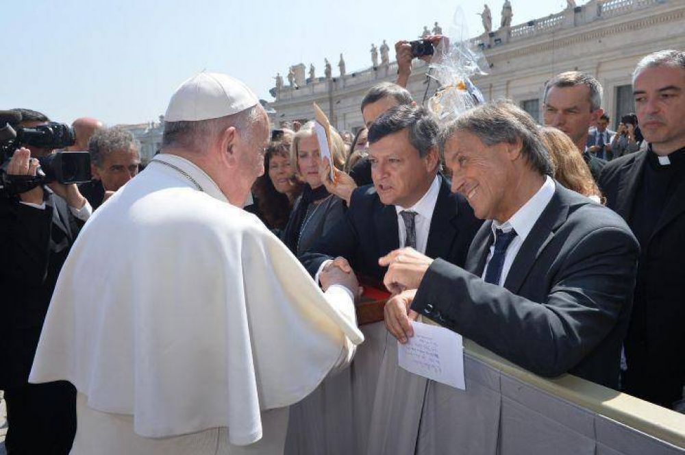 Peppo visit� al Papa Francisco: 