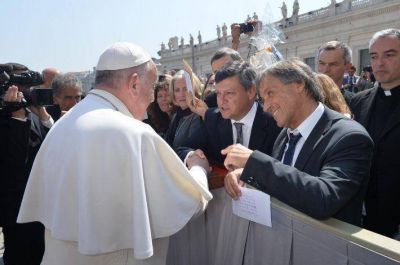 Peppo visit� al Papa Francisco: 