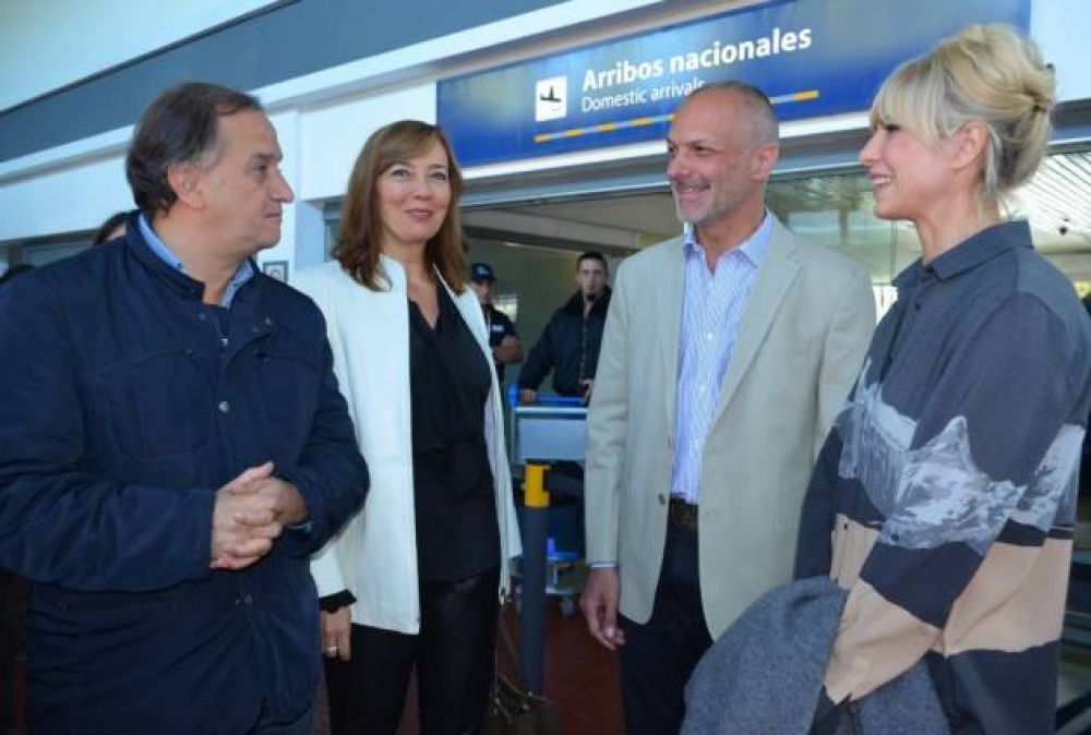 El viceintendente recibi� a Karina Rabolini