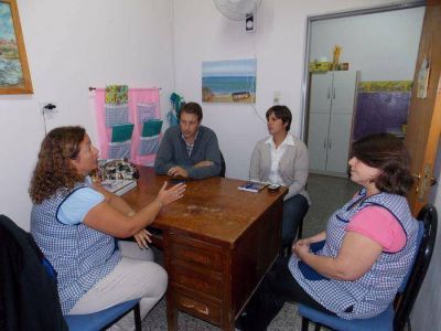 El intendente visit� el Jard�n de Infantes N� 905 de Tornquist