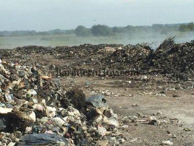 Se sigue trabajando en el basural para controlar totalmente el incendio�